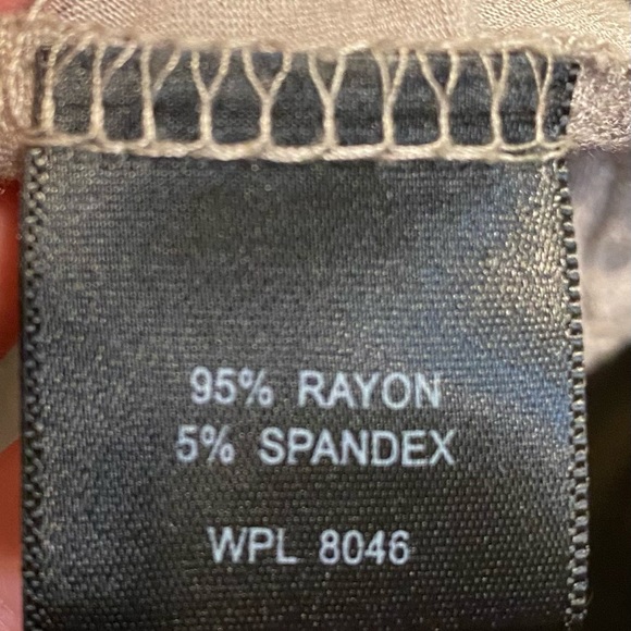 INC International Concepts silver-gray womens open sweater draped sleeve large - Picture 4 of 5